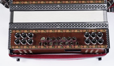Lot 304 - Zupan Alpe Harmonika  IV D four-row button accordion