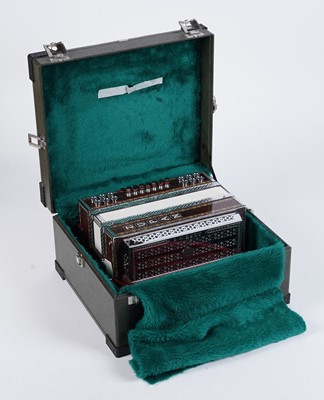 Lot 304 - Zupan Alpe Harmonika  IV D four-row button accordion