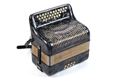 Lot 173 - A Hohner Club IIB Victoria diatonic button accordion