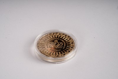 Lot 253 - A Queen Elizabeth II Platinum Wedding Anniversary £5 gold proof coin