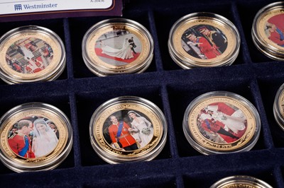 Lot 263 - Prince William of Wales & Miss Catherine Middleton Photographic coin collection