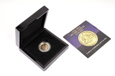 Lot 237 - The London Mint Office Queen Elizabeth II Isle of Man Quarter-Ounce Angel gold coin