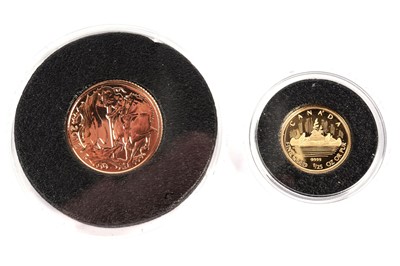 Lot 239 - A Canadian Queen Elizabeth II 50 cents 1/25oz gold coin