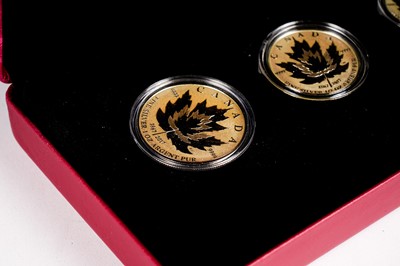 Lot 148 - The Royal Canadian Mint ‘Silver Maple Leaf’ fractional silver coin set