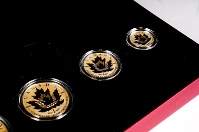 Lot 148 - The Royal Canadian Mint ‘Silver Maple Leaf’ fractional silver coin set
