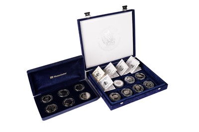 Lot 108 - Royal Mint - Coronation Anniversary 1953-1993, thirteen silver coins