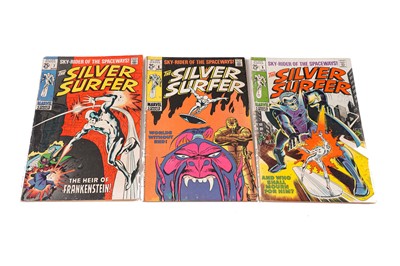 Lot 496 - The Silver Surfer No's. 5, 6, and 7 by Marvel Comics