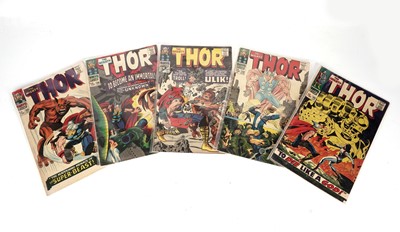 Lot 468 - The Mighty Thor No's. 135-139 by Marvel Comics