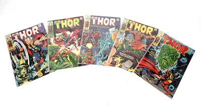 Lot 472 - The Mighty Thor No's. 160-164 by Marvel Comics