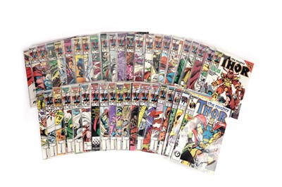 Lot 483 - The Mighty Thor No’s. 337-382 by Marvel Comics