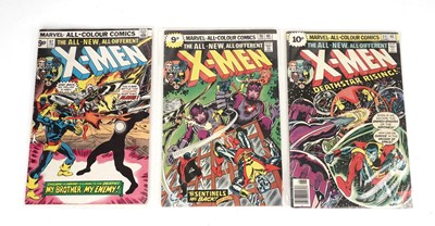 Lot 327 - The Uncanny X-Men No’s. 97, 98 and 99 by Marvel Comics