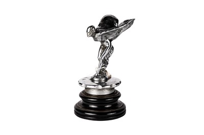 Lot 940 - A silvered chrome Spirits of Ecstasy car mascot