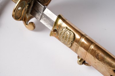 Lot 857 - A George V Royal Navy 1827 pattern Officer's sword