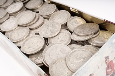 Lot 118 - A large collection of British silver content coinage