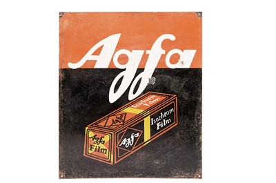Lot 188 - An Agfa enamel advertising sign