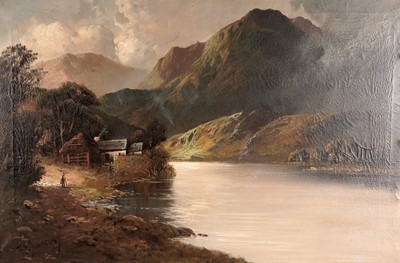 Lot 680 - Francis E. Jamieson - A pair of Highland loch scenes | oil
