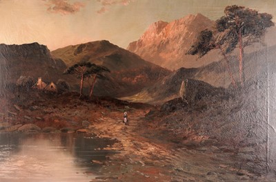 Lot 680 - Francis E. Jamieson - A pair of Highland loch scenes | oil