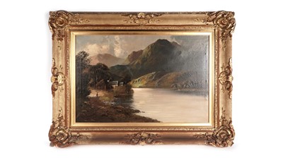 Lot 680 - Francis E. Jamieson - A pair of Highland loch scenes | oil