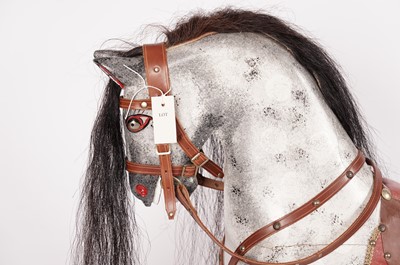 Lot 8 - A Victorian style dapple-grey rocking horse