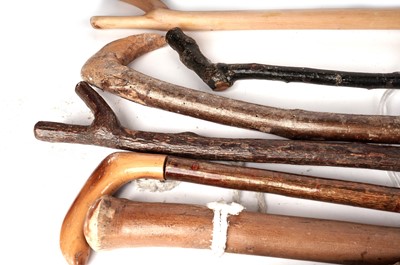 Lot 84 - A collection of vintage and modern walking sticks