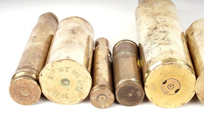 Lot 23 - Three WWI brass shell cases