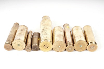 Lot 23 - Three WWI brass shell cases