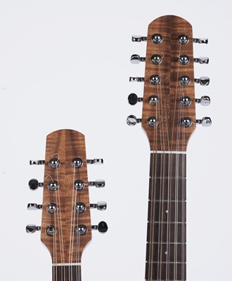 Lot 366 - Luthier-built cittern/mandolin twin neck by Tom Johnson, Newcastle