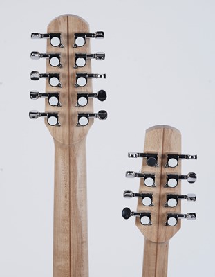 Lot 366 - Luthier-built cittern/mandolin twin neck by Tom Johnson, Newcastle