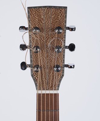 Lot 383 - Tom Johnson luthier-built parlour acoustic guitar