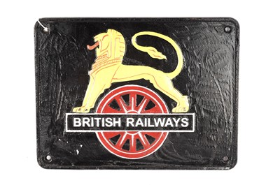 Lot 112 - A British Railways wagon plaque