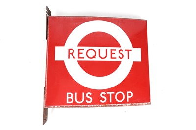 Lot 119 - A double sided London transport road sign