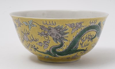 Lot 767 - Chinese Dragon Bowl