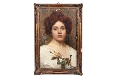 Lot 105 - Arturo Noci - The Rose Corsage | oil