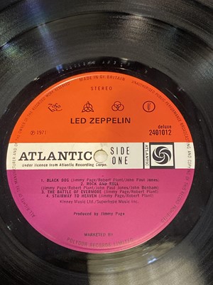 Lot 634 - Nine Led Zeppelin LPs