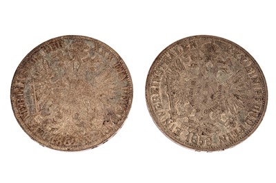Lot 137 - Two Franz Joseph I 1 Vereinsthaler coins