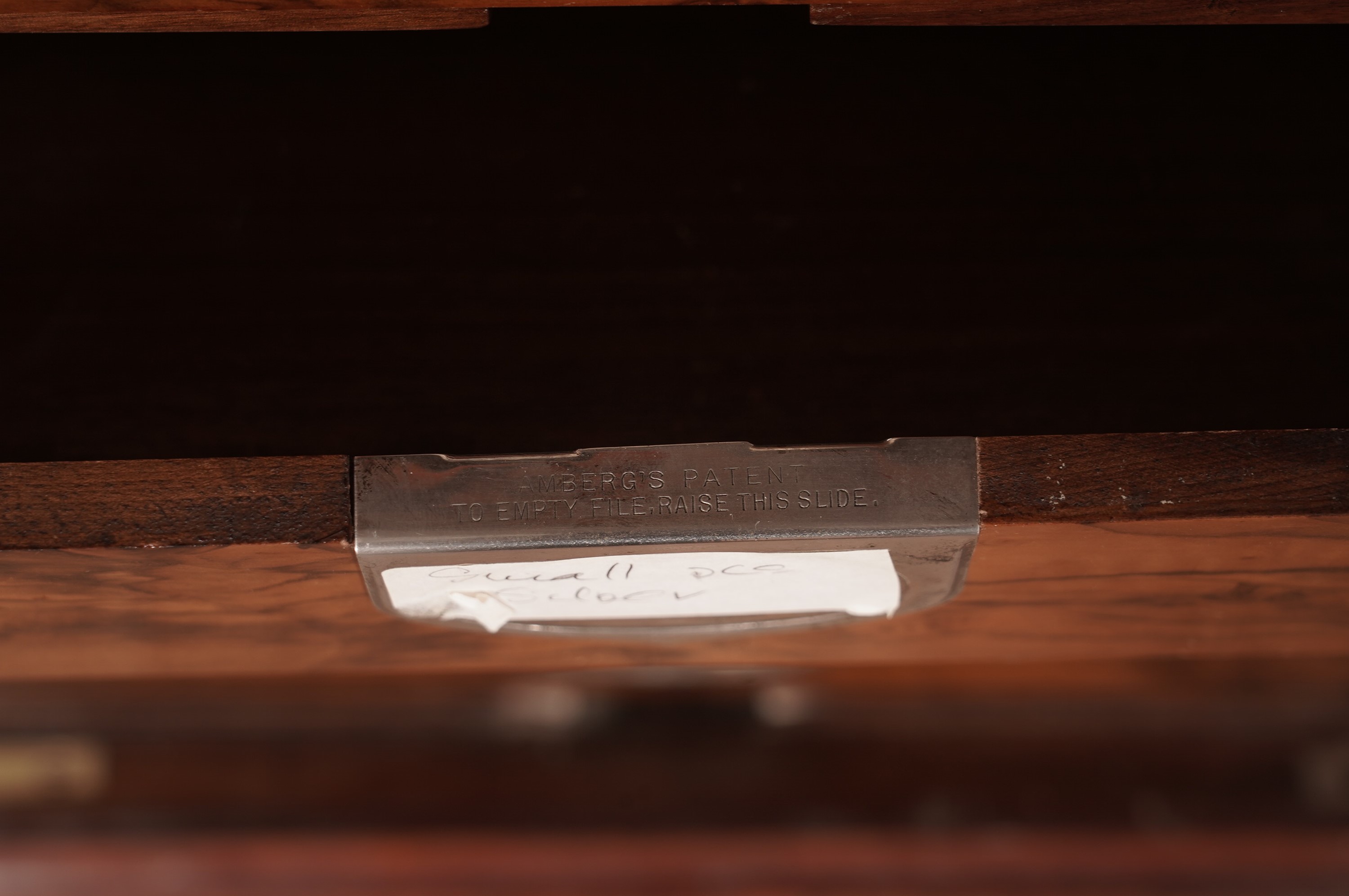 Lot 43 Amberg's patent letter file.