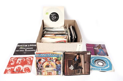 Lot 624 - A collection of mixed 7" singles, mostly 1970's and 1980's