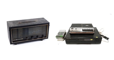 Lot 90 - A Pye radio, Grundig tape deck and Marantz cd player