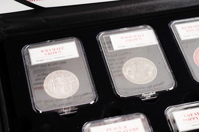 Lot 191 - Military interest silver medallions