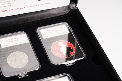 Lot 191 - Military interest silver medallions