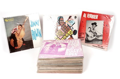 Lot 618 - A collection of rock n roll and rockabilly LPs