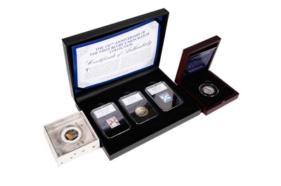 Lot 195 - A selection of silver proof commemorative coins