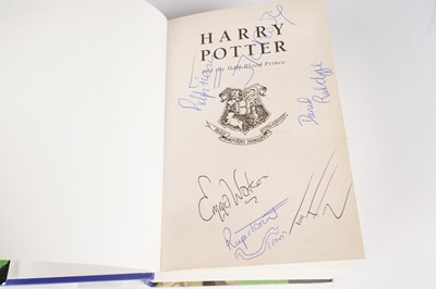 Lot 1342 - Harry Potter and the Half-Blood Prince signed by author and cast