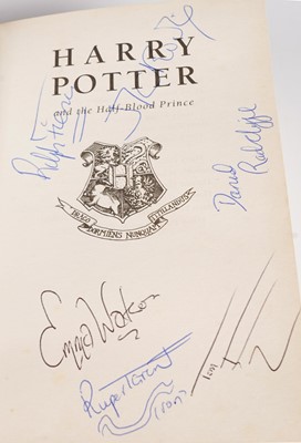 Lot 1342 - Harry Potter and the Half-Blood Prince signed by author and cast