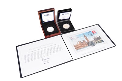 Lot 207 - Brexit interest commemorative coins