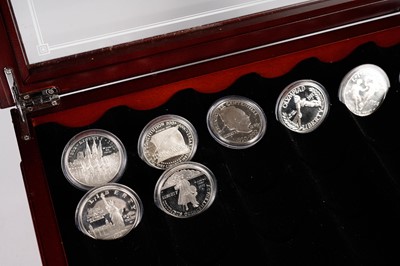 Lot 210 - A collection of United States silver dollar coins