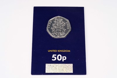 Lot 222 - A UK uncirculated 50p Kew Gardens 2019 coin