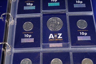 Lot 223 - A selection of £1, 10p coins of various design