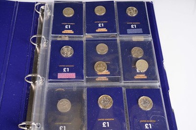 Lot 223 - A selection of £1, 10p coins of various design