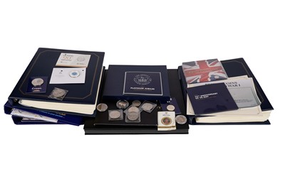 Lot 225 - The Queen Elizabeth II 90th Birthday commemorative cover collection and other coins